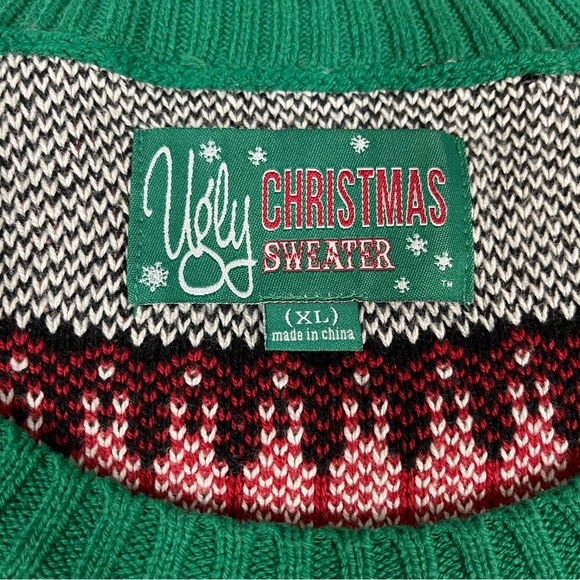 Ugly Christmas sweater size XL unisex gingerbread man - Picture 7 of 7